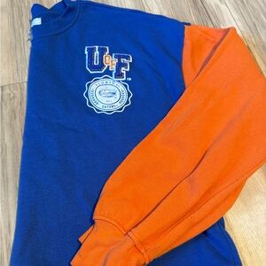 UF gators Blue and Orange Long Sleeve Shirt